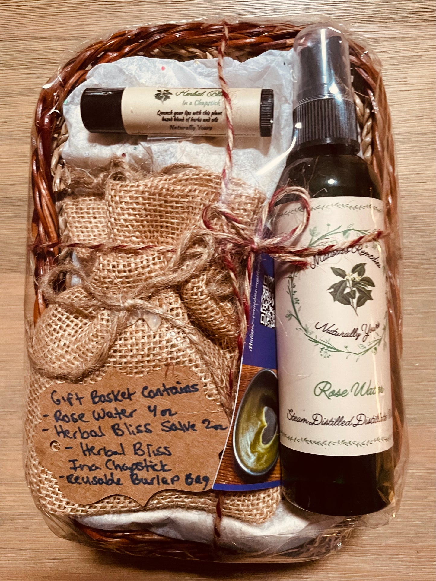 Rose Water Gift Basket